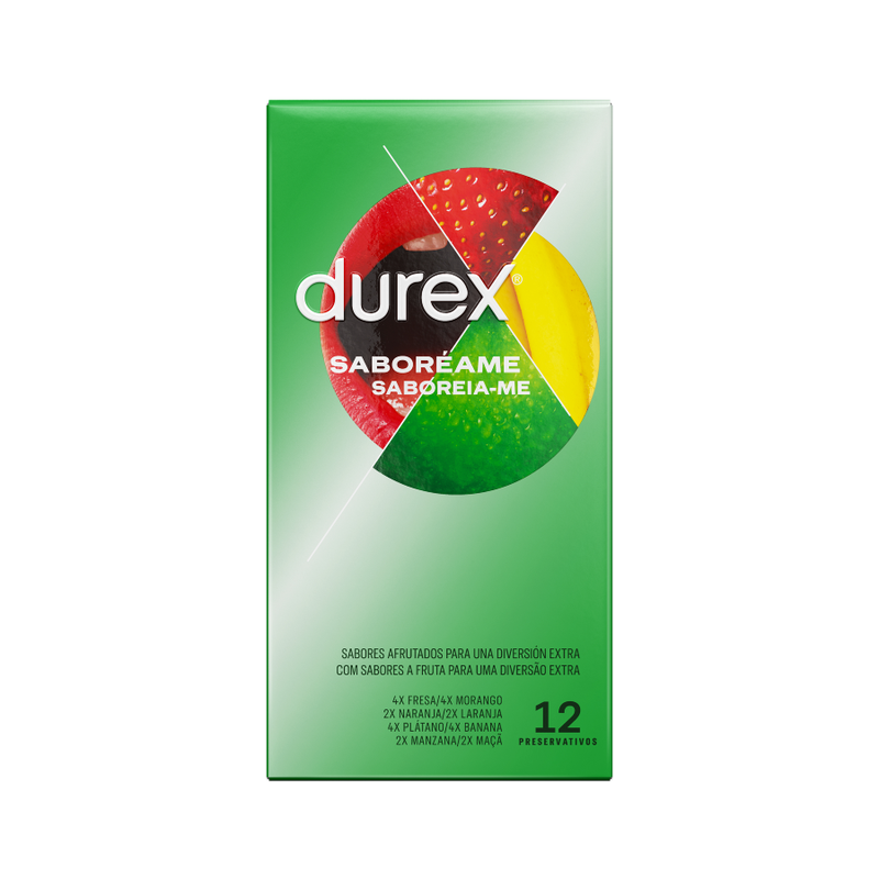 DUREX - SABOREAME 12 UNITS DUREX CONDOMS  NOCTURNA DESIRES