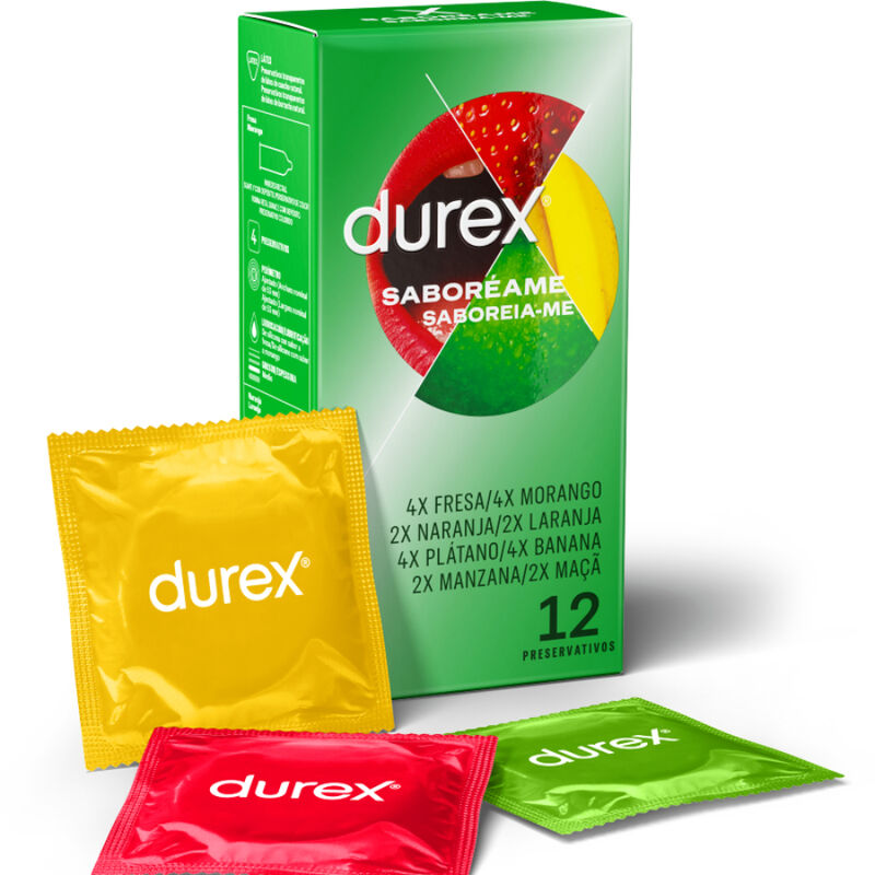 DUREX - SABOREAME 12 UNITS DUREX CONDOMS  NOCTURNA DESIRES