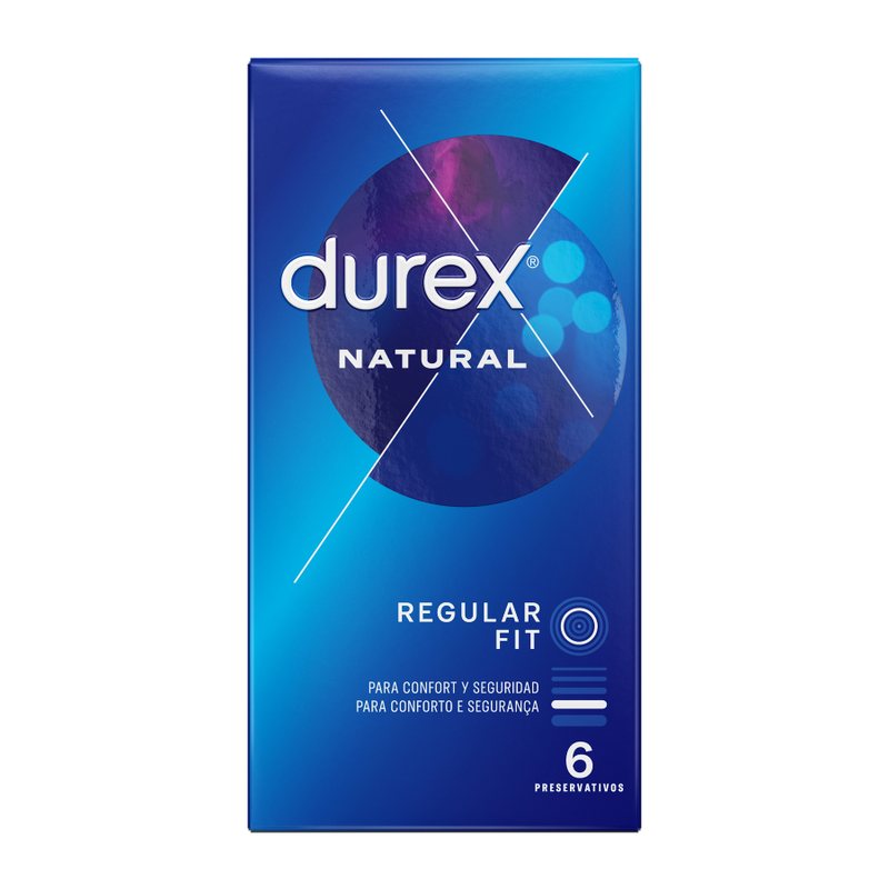 DUREX - NATURAL CLASSIC 6 UNITS DUREX CONDOMS  NOCTURNA DESIRES