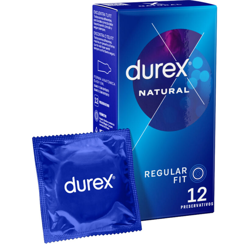 DUREX - NATURAL PLUS 12 UNITS DUREX CONDOMS  NOCTURNA DESIRES