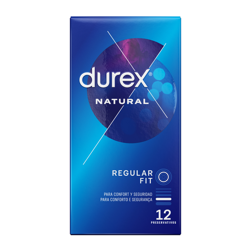 DUREX - NATURAL PLUS 12 UNITS DUREX CONDOMS  NOCTURNA DESIRES