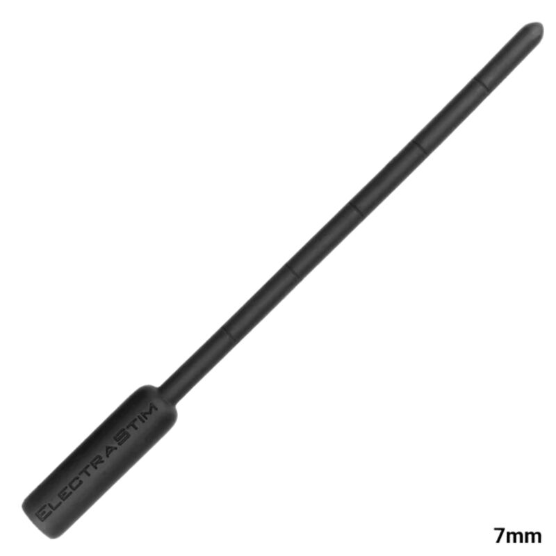 ELECTRASTIM - FLEXIBLE SILICONE ELECTRO-SEX URETHAL SOUND 7 MM - NOCTURNA DESIRES