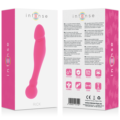 INTENSE - SILICONE RICK DUAL PINK - NOCTURNA DESIRES