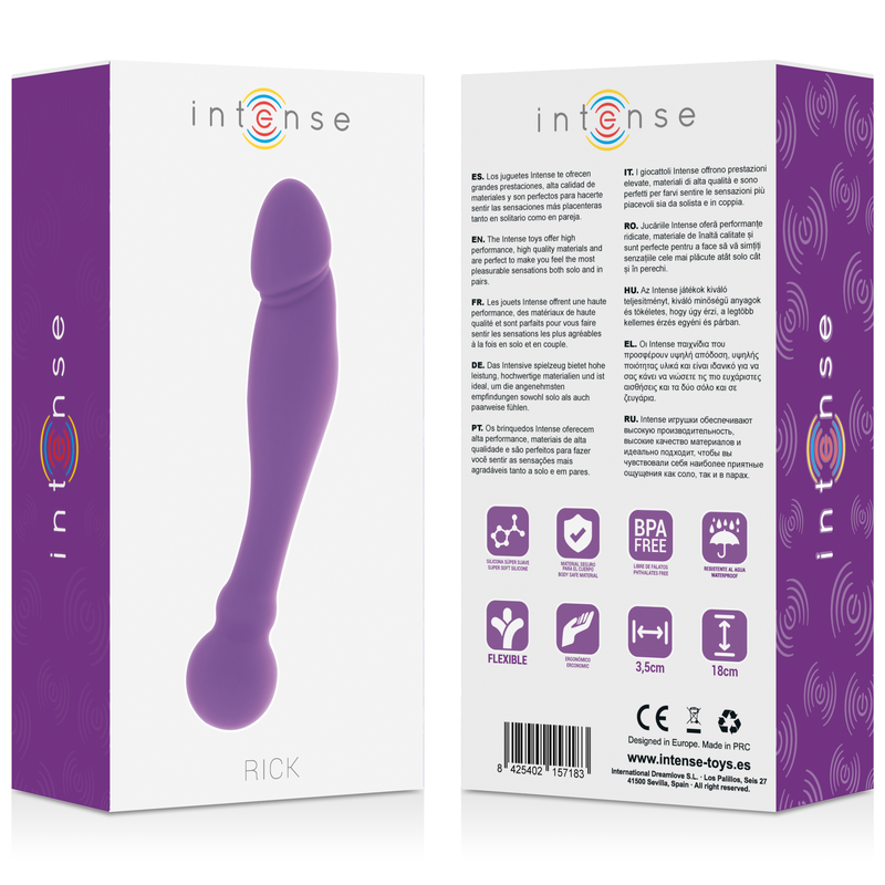 INTENSE - SILICONE RICK DUAL LILAC - NOCTURNA DESIRES