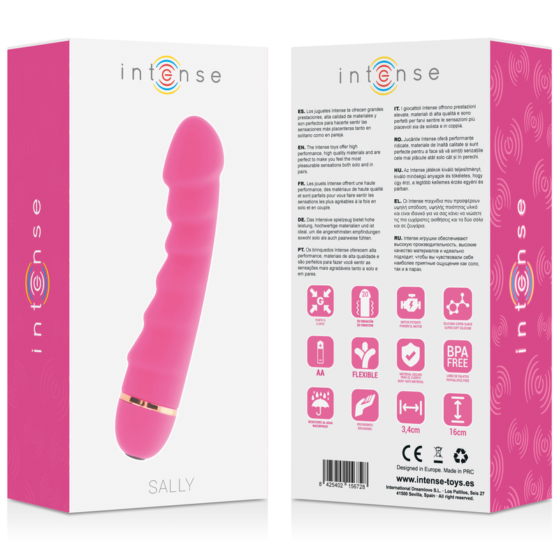 INTENSE - SALLY 20 SPEEDS SILICONE PINK - NOCTURNA DESIRES