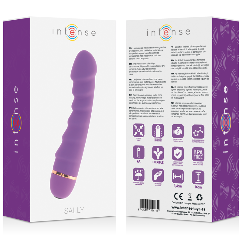 INTENSE - SALLY 20 SPEEDS SILICONE LILAC - NOCTURNA DESIRES