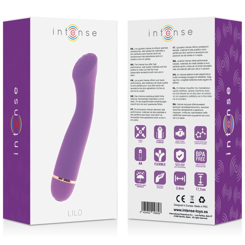 INTENSE - LILO 20 SPEEDS SILICONE LILAC - NOCTURNA DESIRES