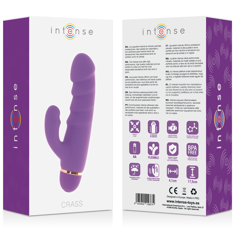 INTENSE - CRASS 20 SPEEDS SILICONE LILAC - NOCTURNA DESIRES