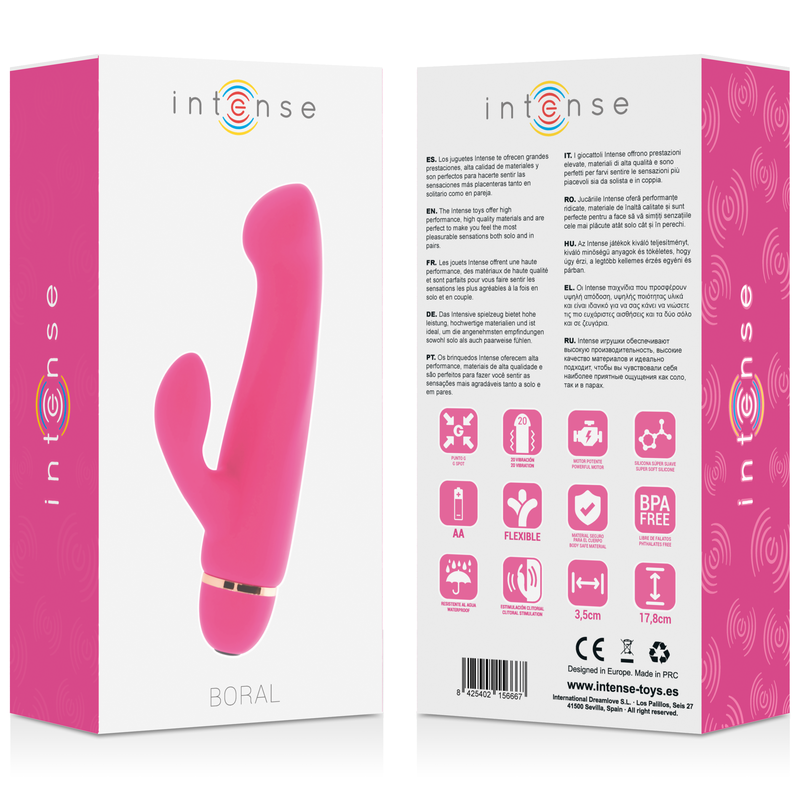 INTENSE - BORAL 20 SPEEDS SILICONE PINK - NOCTURNA DESIRES