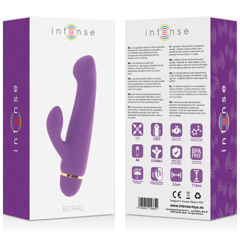 INTENSE - BORAL 20 SPEEDS SILICONE LILAC - NOCTURNA DESIRES