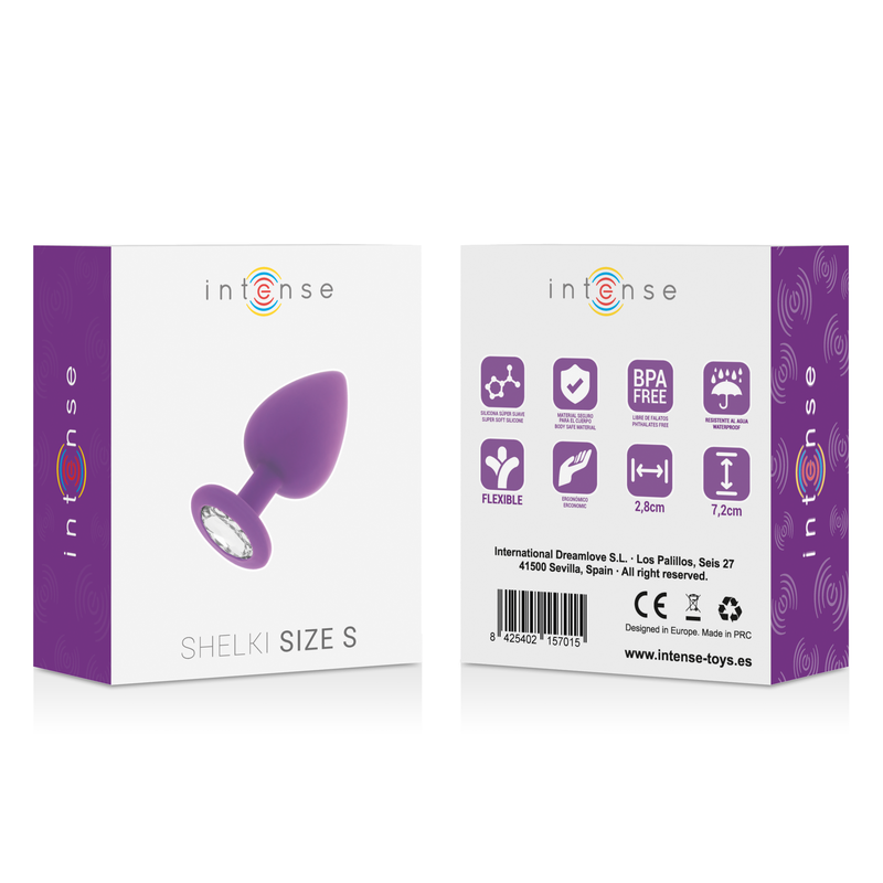 INTENSE - SHELKI S PLUG ANAL LILAC INTENSE ANAL TOYS  NOCTURNA DESIRES