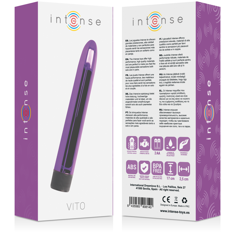 INTENSE - VITO LILAC VIBRATOR - NOCTURNA DESIRES