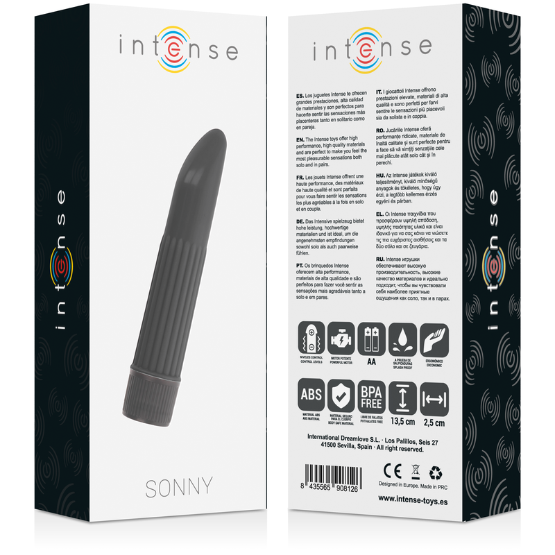 INTENSE - SONNY BLACK VIBRATOR - NOCTURNA DESIRES