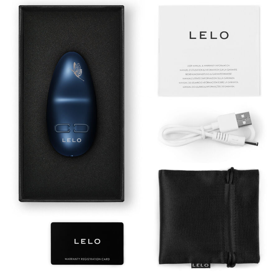 LELO - NEA 3 PERSONAL MASSAGER - BLUE - NOCTURNA DESIRES