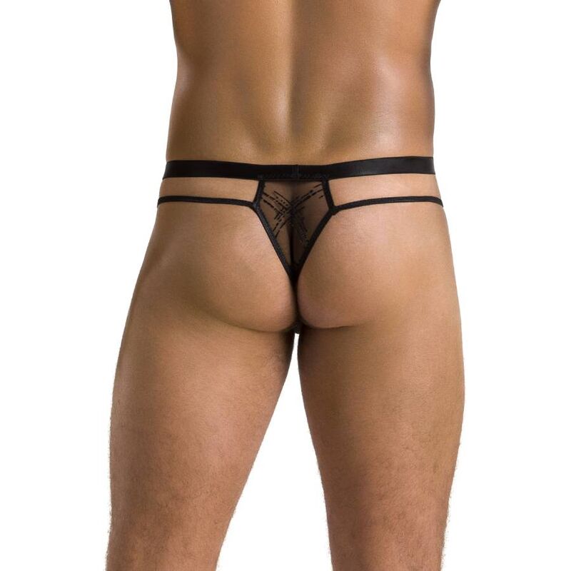 PASSION - 029 COLLIN THONG BLACK L/XL - NOCTURNA DESIRES