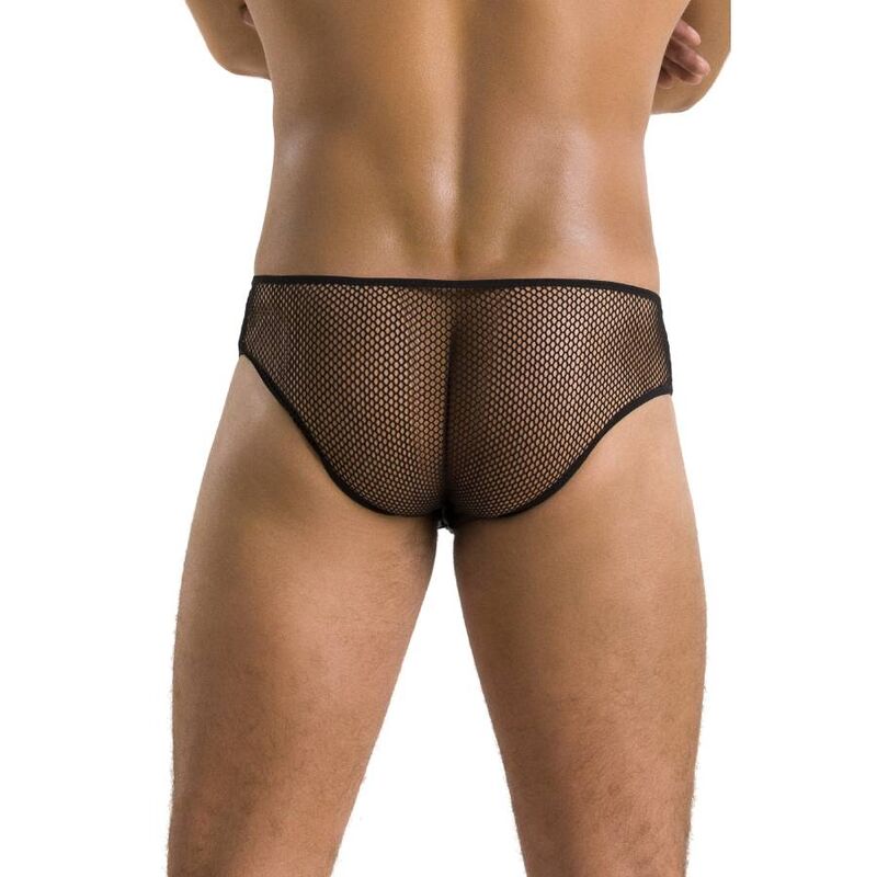 PASSION - 035 SLIP RICHARD BLACK L/XL - NOCTURNA DESIRES