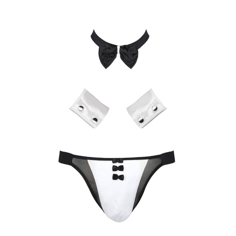 PASSION - 036 SLIP ALFROJO BLACK S/M - NOCTURNA DESIRES