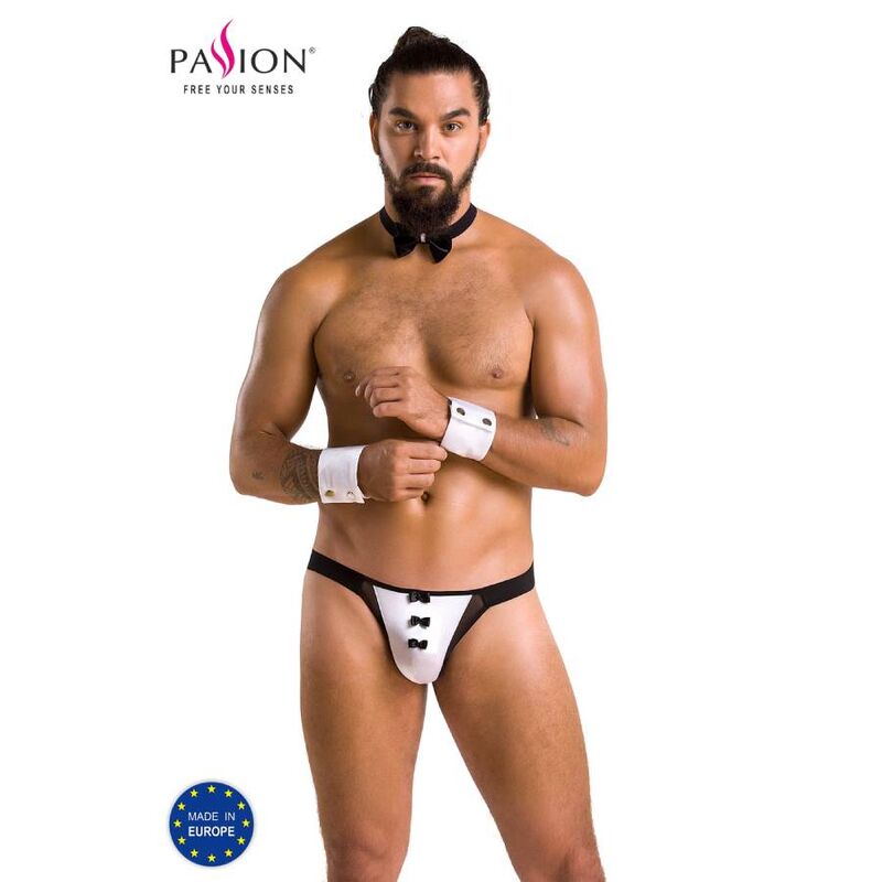 PASSION - 036 SLIP ALFROJO BLACK S/M - NOCTURNA DESIRES