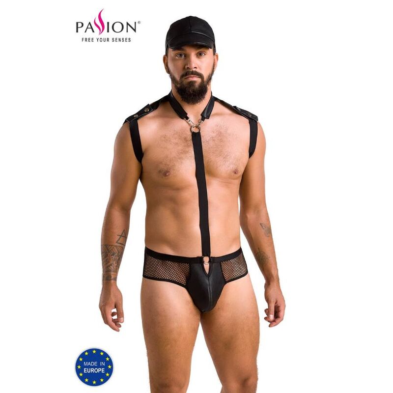 PASSION - 038 SET JOHN BLACK L/XL - NOCTURNA DESIRES