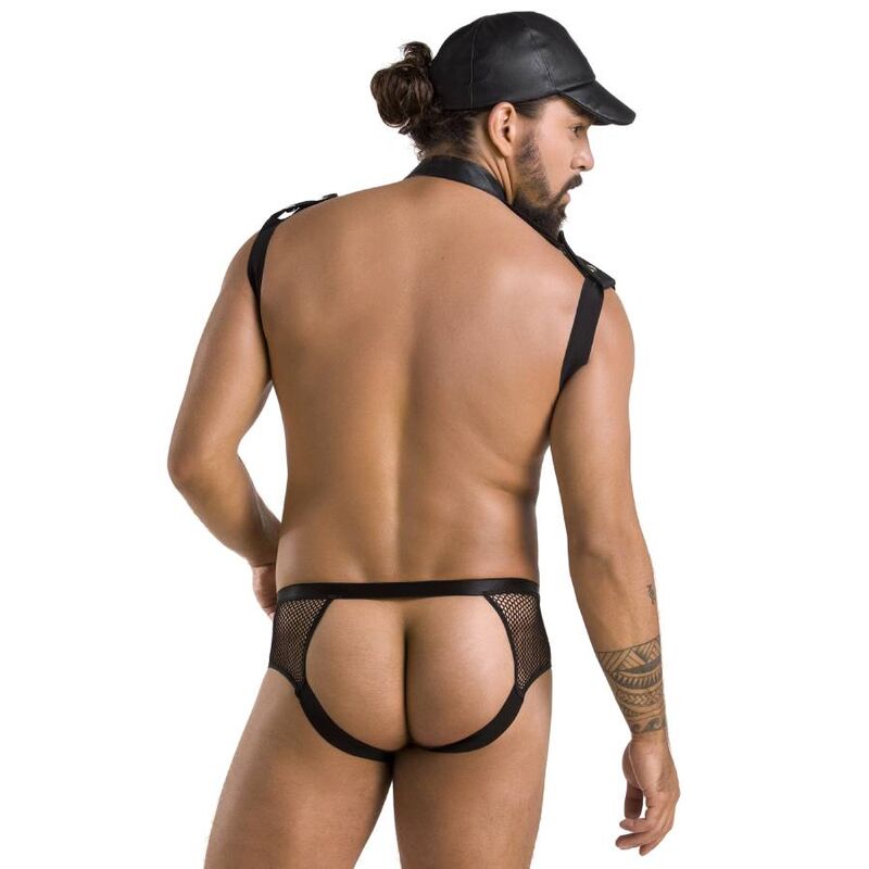 PASSION - 038 SET JOHN BLACK L/XL - NOCTURNA DESIRES