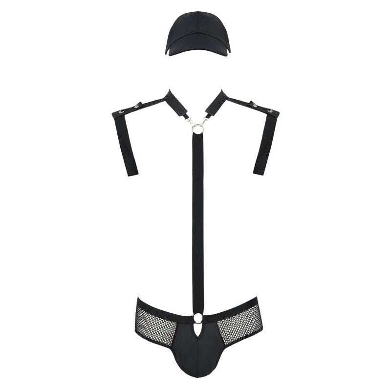 PASSION - 038 SET JOHN BLACK L/XL - NOCTURNA DESIRES