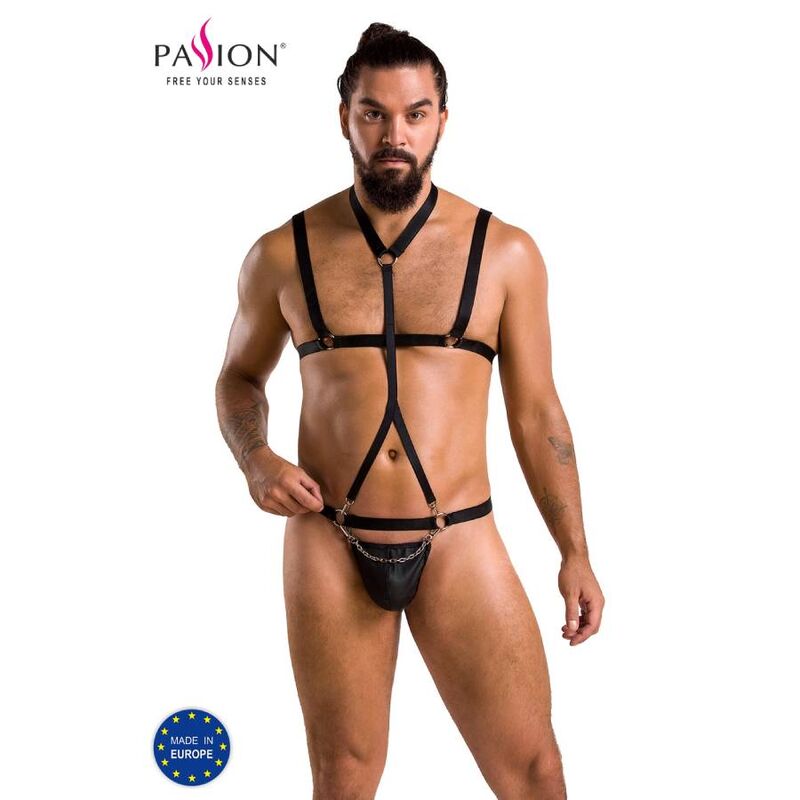 PASSION - 039 SET ANDREW BLACK L/XL - NOCTURNA DESIRES