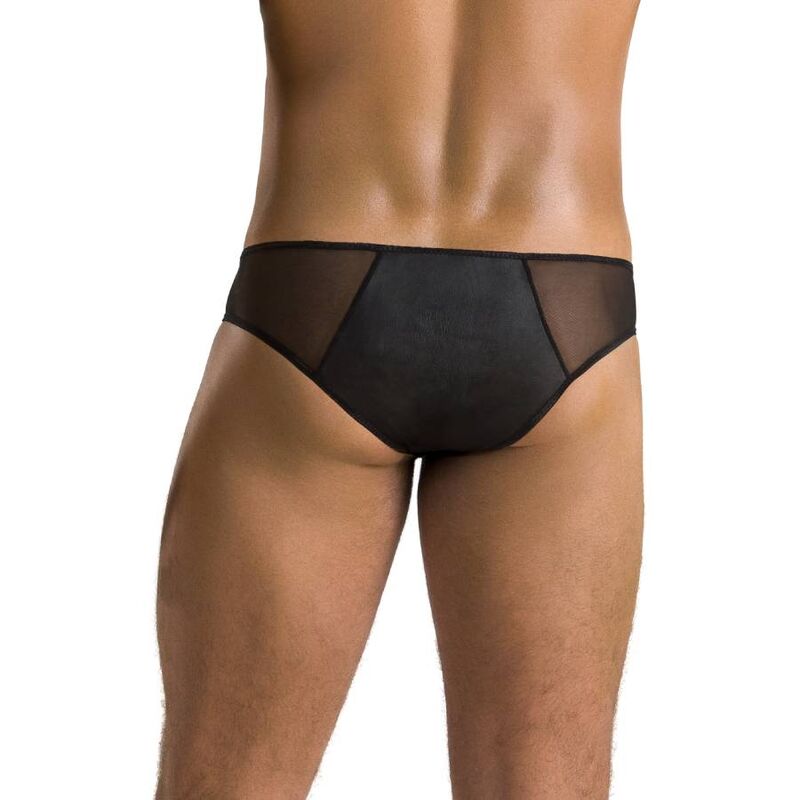 PASSION - 042 SLIP TIMMY BLACK L/XL - NOCTURNA DESIRES