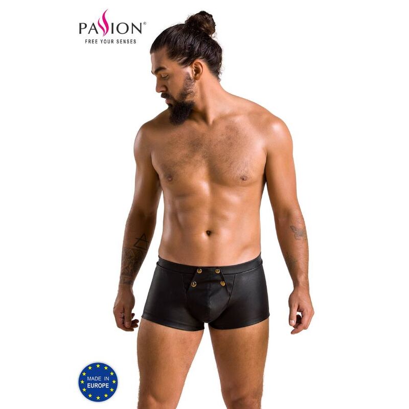 PASSION - 050 PATRICK SHORTS BLACK L/XL - NOCTURNA DESIRES