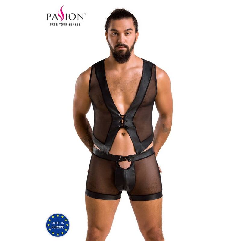 PASSION - 053 SET WILLIAM BLACK L/XL - NOCTURNA DESIRES