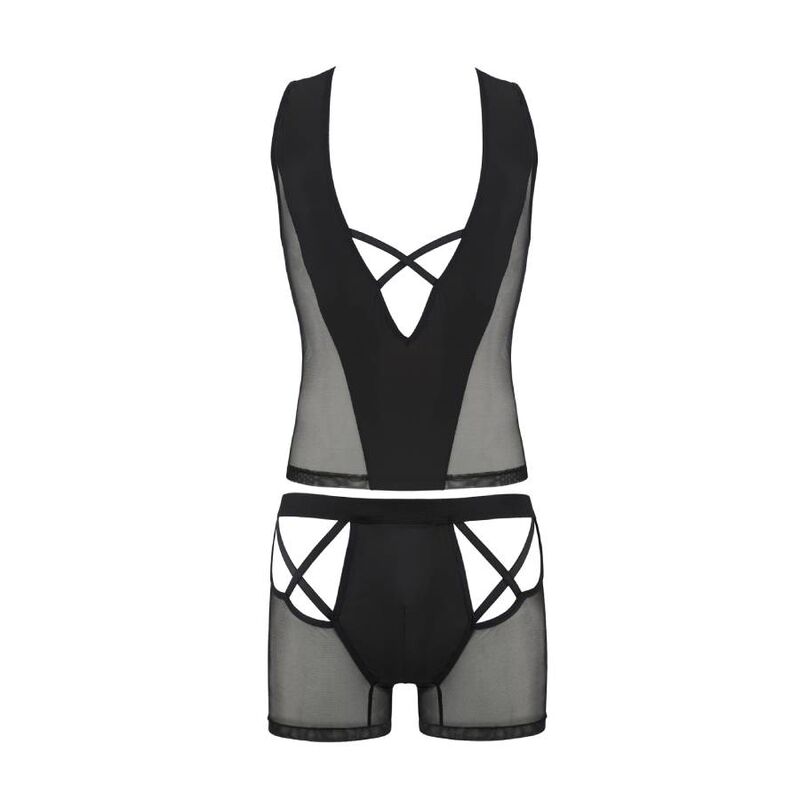 PASSION - 054 OSCAR SET BLACK L/XL - NOCTURNA DESIRES