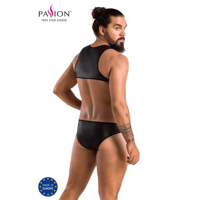 PASSION - 056 BODY ADAM BLACK L/XL - NOCTURNA DESIRES