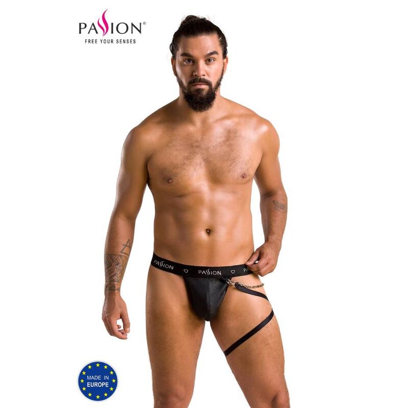 PASSION - 058 BILL THONG BLACK S/M - NOCTURNA DESIRES