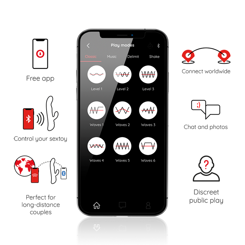 ONINDER - OSLO VIBRATION & ROTATION PINK - FREE APP - NOCTURNA DESIRES