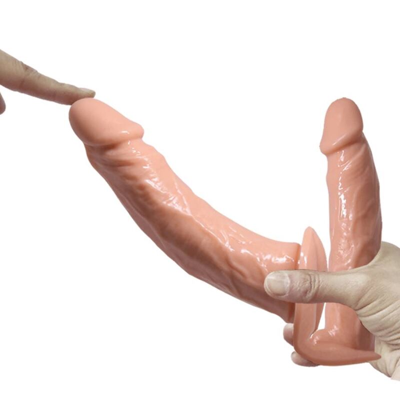 BAILE - ULTRA PASSIONATE DOUBLE DILDOS WITH HARNESS - NOCTURNA DESIRES