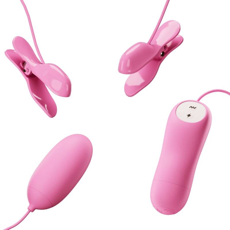PRETTY LOVE - TWEEZERS WITH VIBRATION AND PINK ELETROSHOCK - NOCTURNA DESIRES