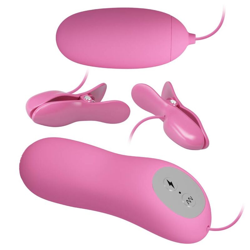 PRETTY LOVE - TWEEZERS WITH VIBRATION AND PINK ELETROSHOCK - NOCTURNA DESIRES