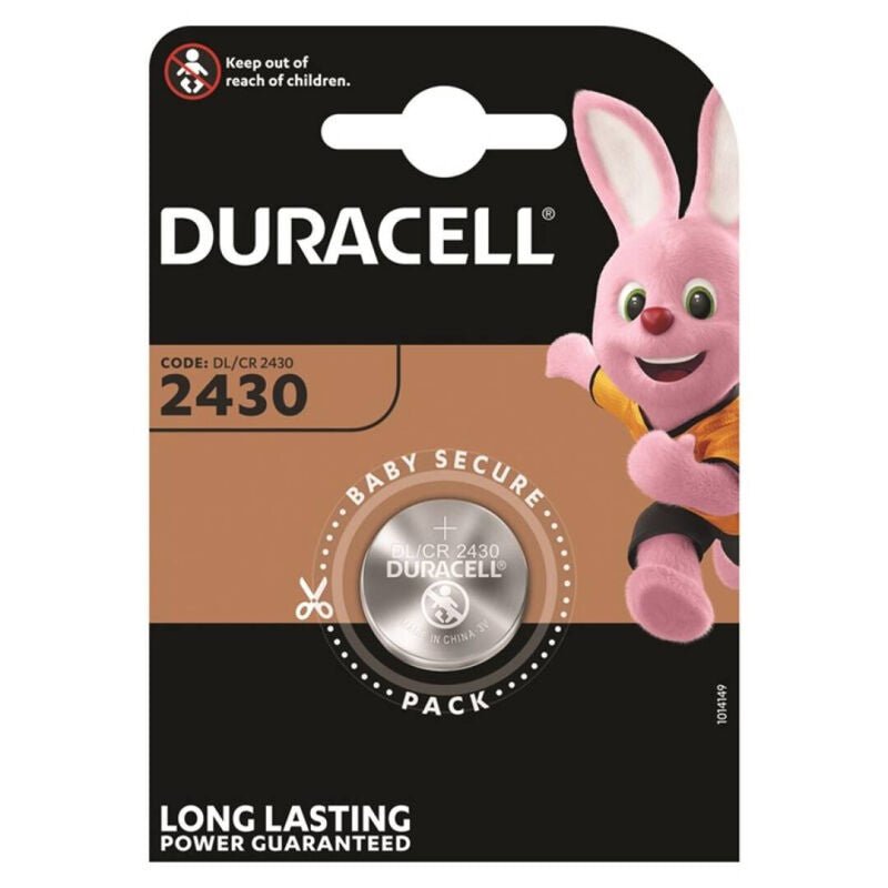DURACELL - BUTTON BATTERY LITIO CR2430 3V 1 UNIT - NOCTURNA DESIRES