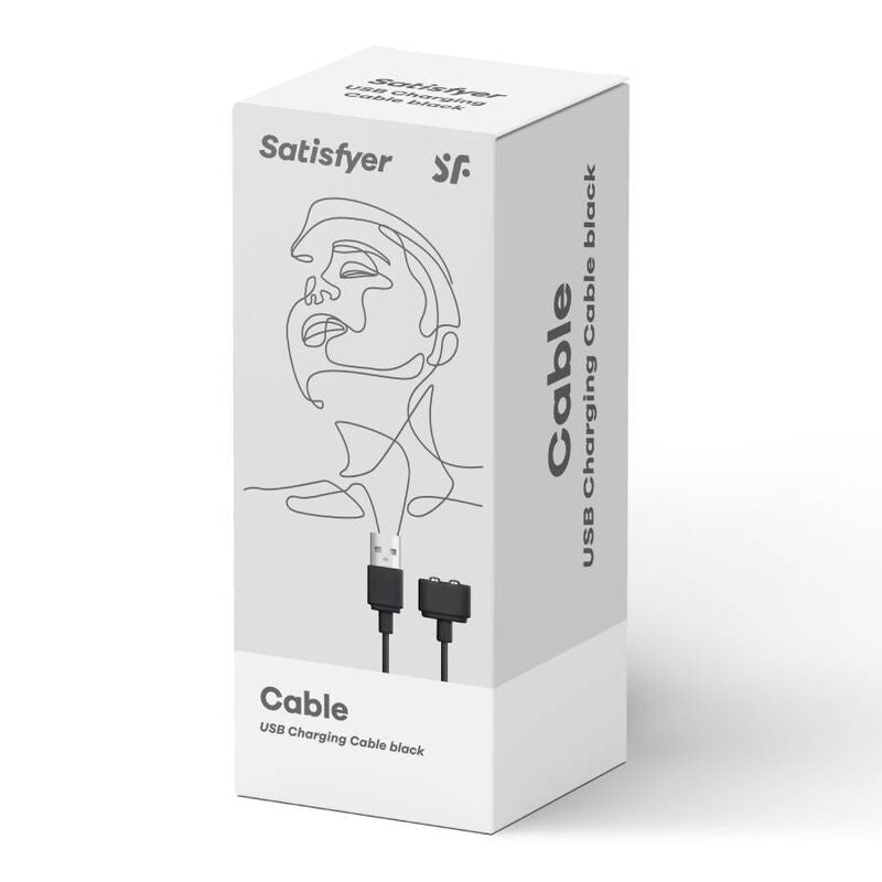 SATISFYER - CHARGING WIRE BLACK - NOCTURNA DESIRES