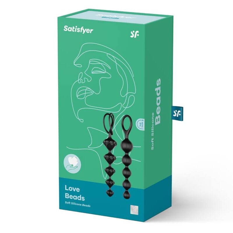 SATISFYER - LOVE BEADS BLACK - NOCTURNA DESIRES