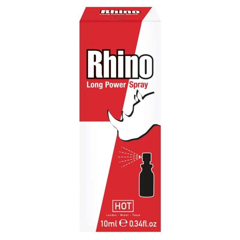 HOT - RHINO LONG POWER SPRAY 10ML - NOCTURNA DESIRES