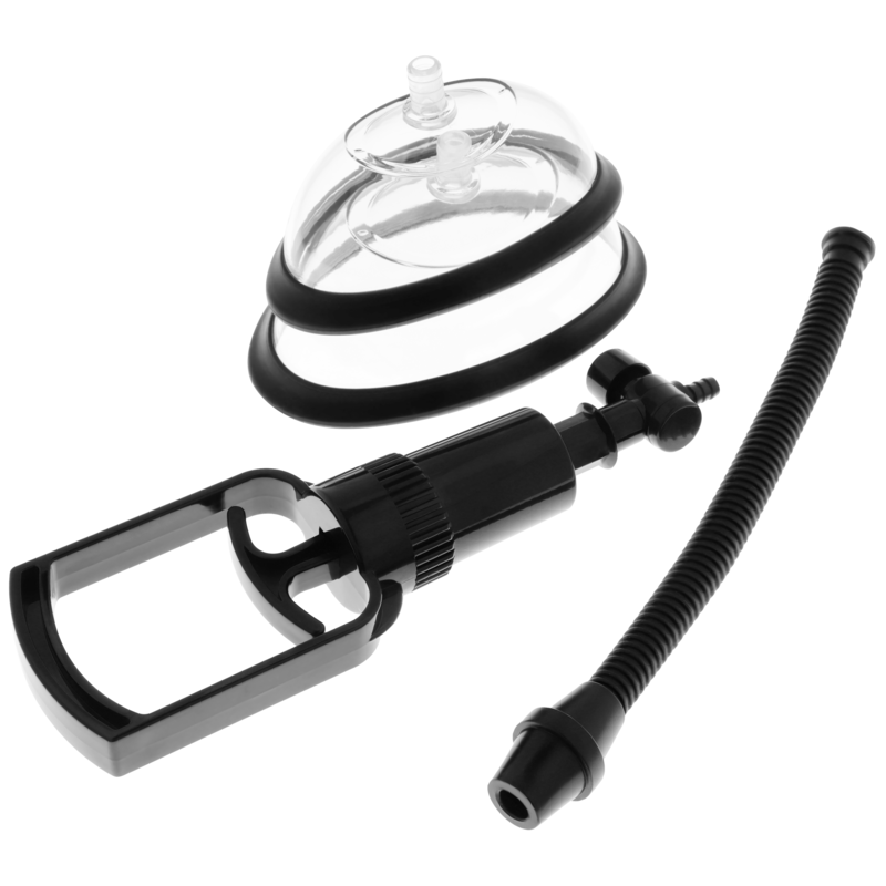INTENSE - PUMP VAGINAL MANUAL PUMP WITH TWO INTERCHANGEABLE CUPS - NOCTURNA DESIRES