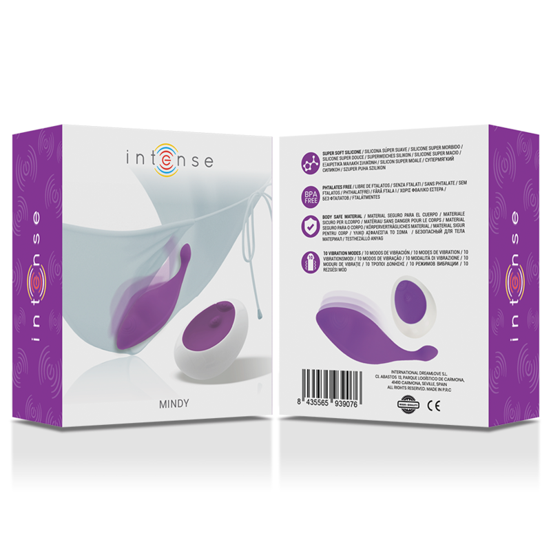 INTENSE - MINDY PANTIE PURPLE REMOTE CONTROL - NOCTURNA DESIRES