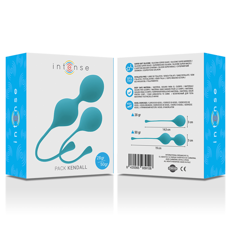 INTENSE - KEGEL BALLS PACK KENDALL BLUE - NOCTURNA DESIRES