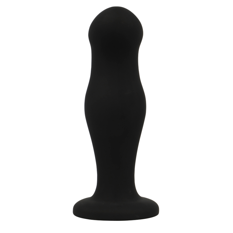 BLACK&SILVER - SEAN PLUG ANAL PREMIUM SILICONE BLACK - NOCTURNA DESIRES