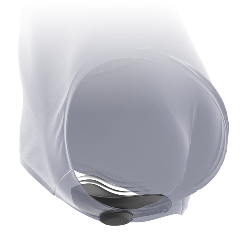 BLACK&SILVER - PRESTON RECHARGEABLE SILICONE VIBRATOR PANTIE BLACK - NOCTURNA DESIRES