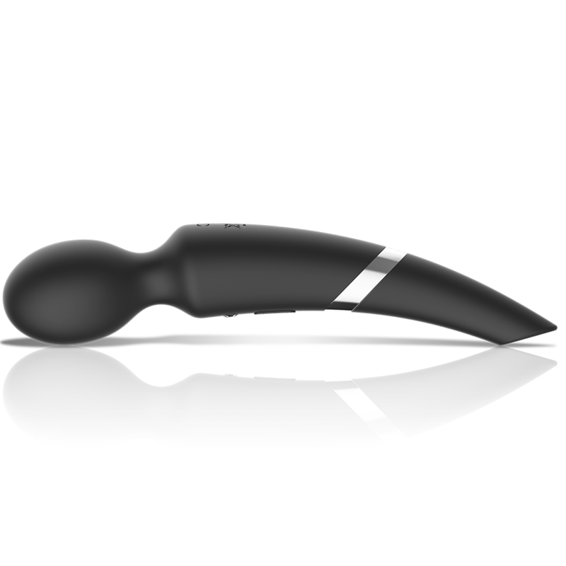 BLACK&SILVER - BECK WAND AND SUCTION CUP 2 IN 1 SILICONE - NOCTURNA DESIRES