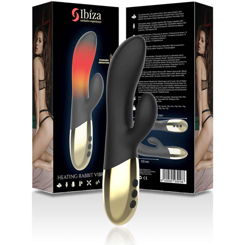 IBIZA - HEATING RABBIT VIBRATOR - NOCTURNA DESIRES
