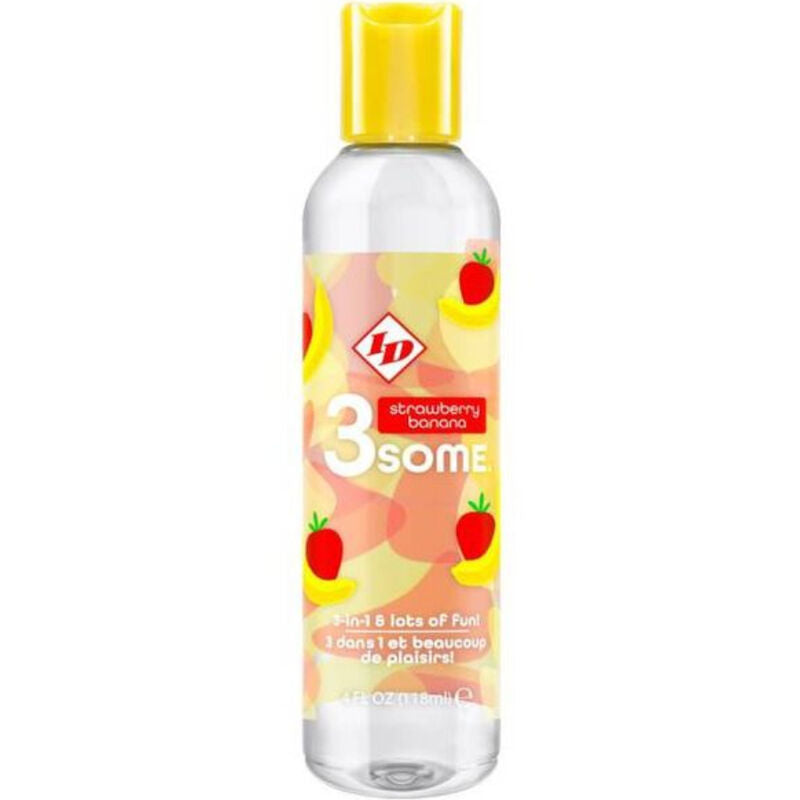 ID 3SOME - 4 FL OZ STRAWBERRY BANANA BOTTLE - NOCTURNA DESIRES