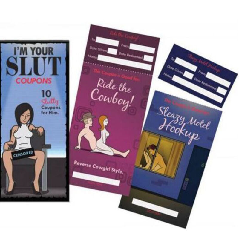 KHEPER GAMES - IM YOUR SLUT COUPONS  / EN - NOCTURNA DESIRES