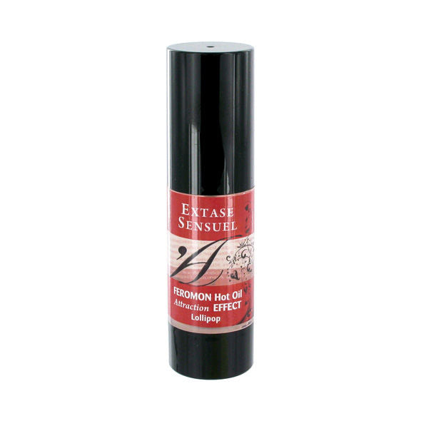 EXTASE SENSUAL - HEATING EFFECT MASSAGE OIL WITH LOLLIPOP PHEROMONES 30 ML EXTASE SENSUAL  NOCTURNA DESIRES